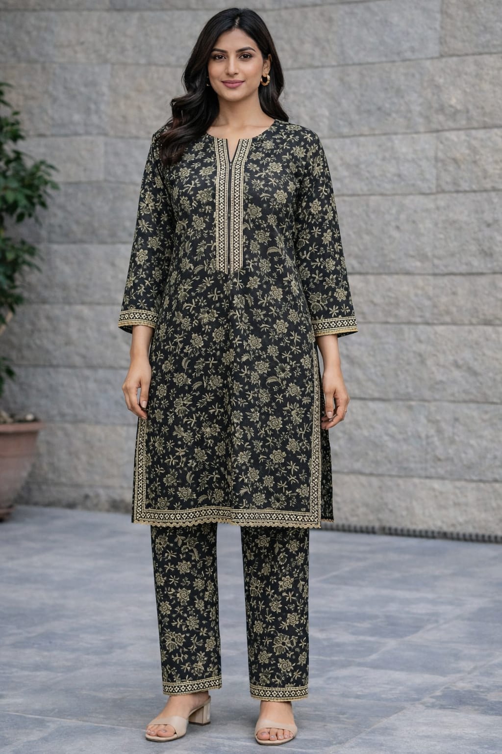 Black Bin Saeed Original Lawn 2 Piece Suit – Premium Printed Lawn