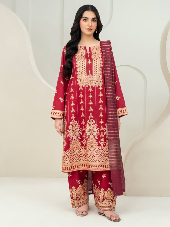 3 Piece Lawn Suit Paste Print (Stitched) Designed by Limelight