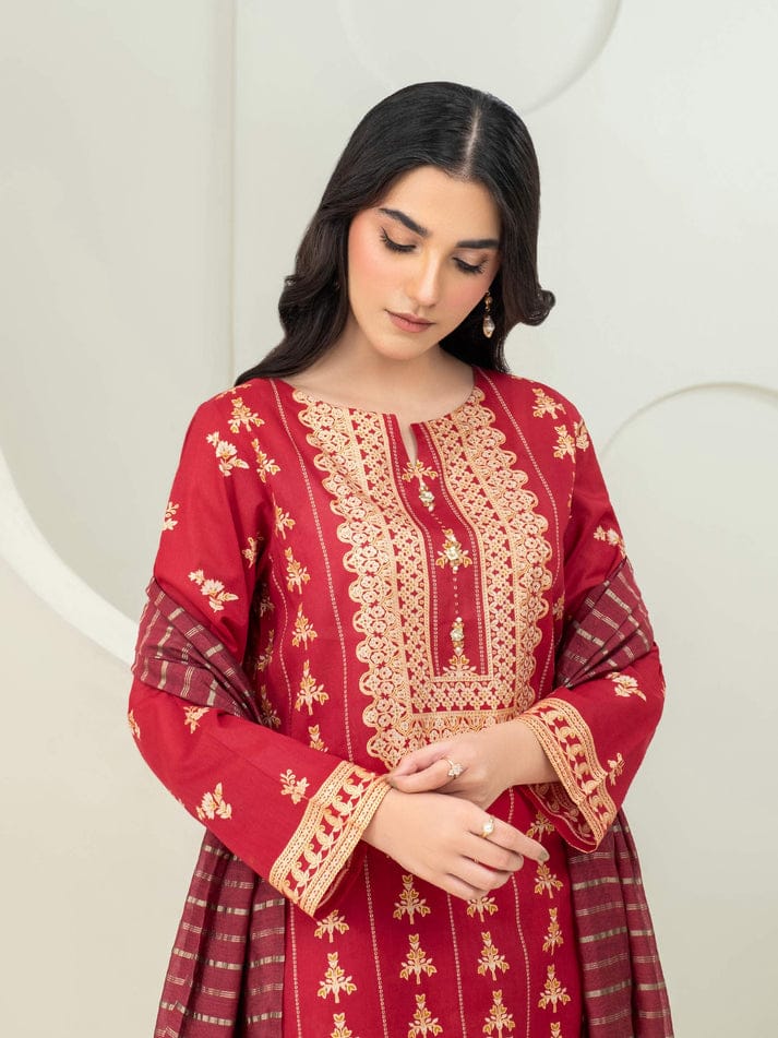 3 Piece Lawn Suit Paste Print (Stitched) Designed by Limelight
